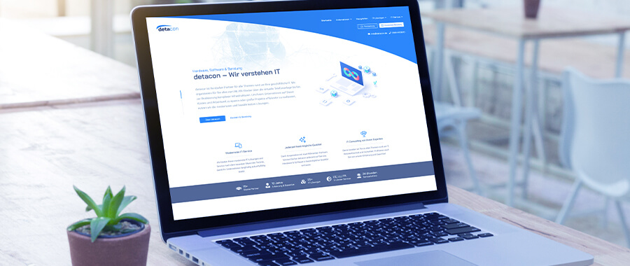 Die neue Webpräsenz der detacon GmbH ist online